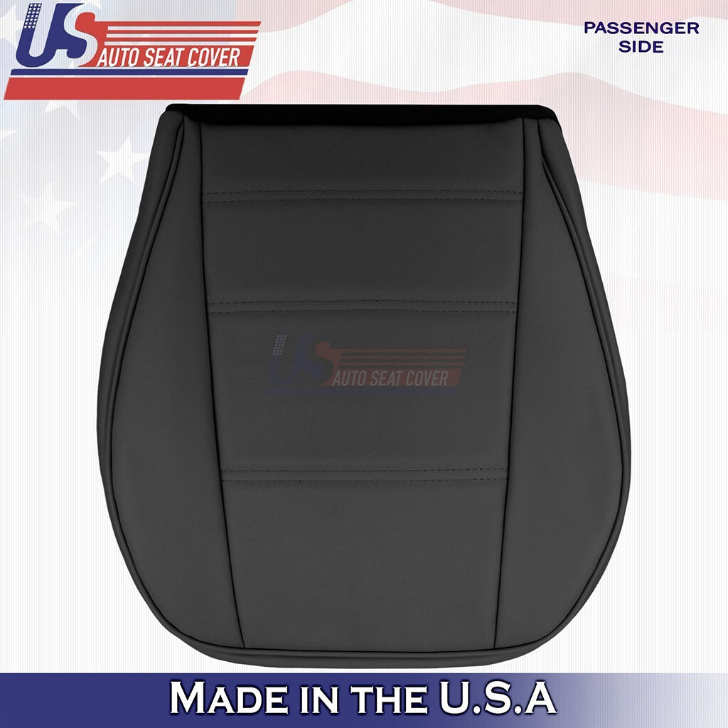1999 to 2003 For Ford Mustang V6 Driver & Passenger Bottom Leather Covers Black