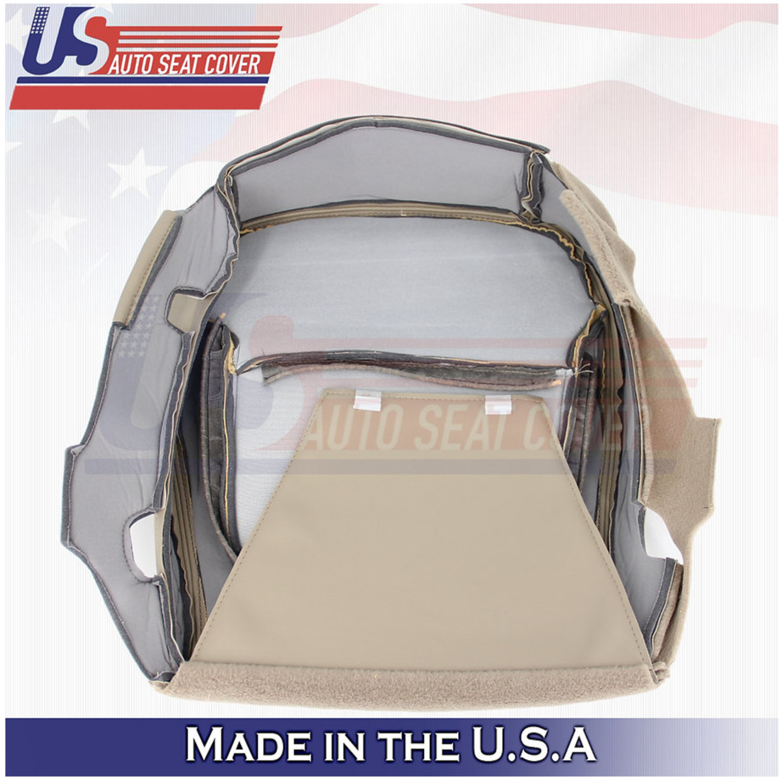 2002 2003 For Acura TL Type S Driver & Passenger Bottoms Tops Leather Cover Tan