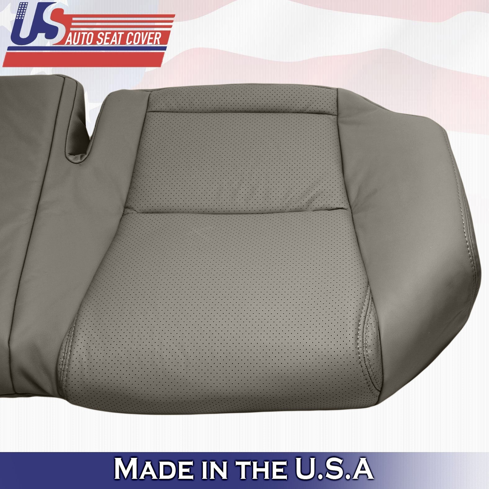 2011 For Lexus GS300 GS350 2nd Row Top & Bottom Perforated Leather Covers Gray