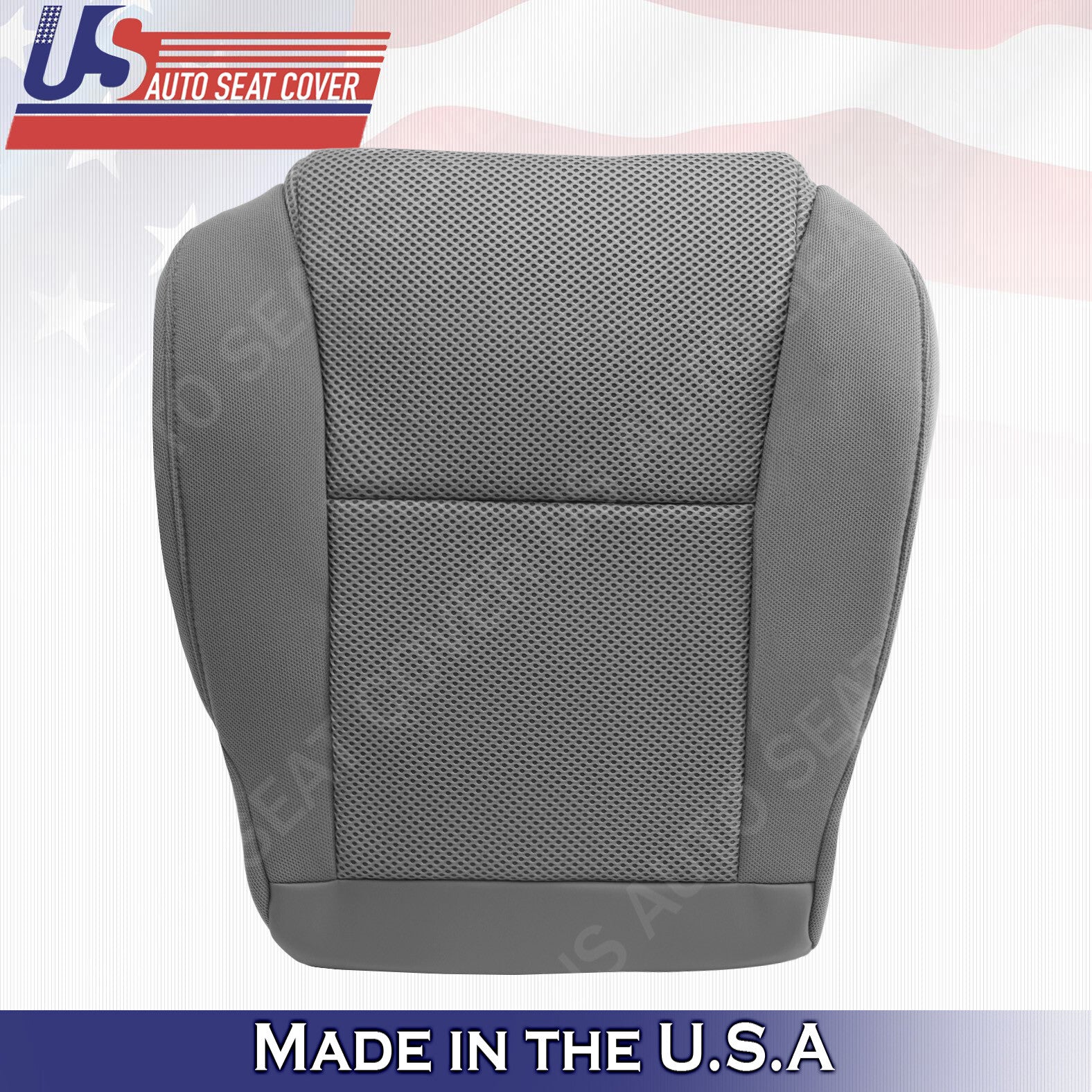 Driver & Passenger Bottom CLOTH Seat Cover GRAY For 2005 to 2008 Toyota Tacoma
