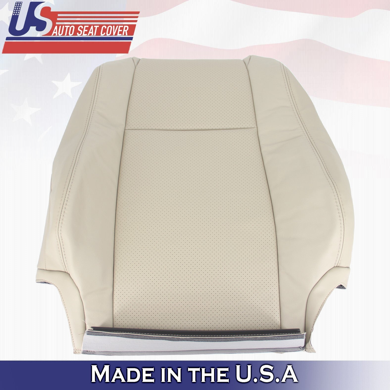 2004 to 2008 For Toyota Solara Convertible Driver Top Perf Leather Cover Tan