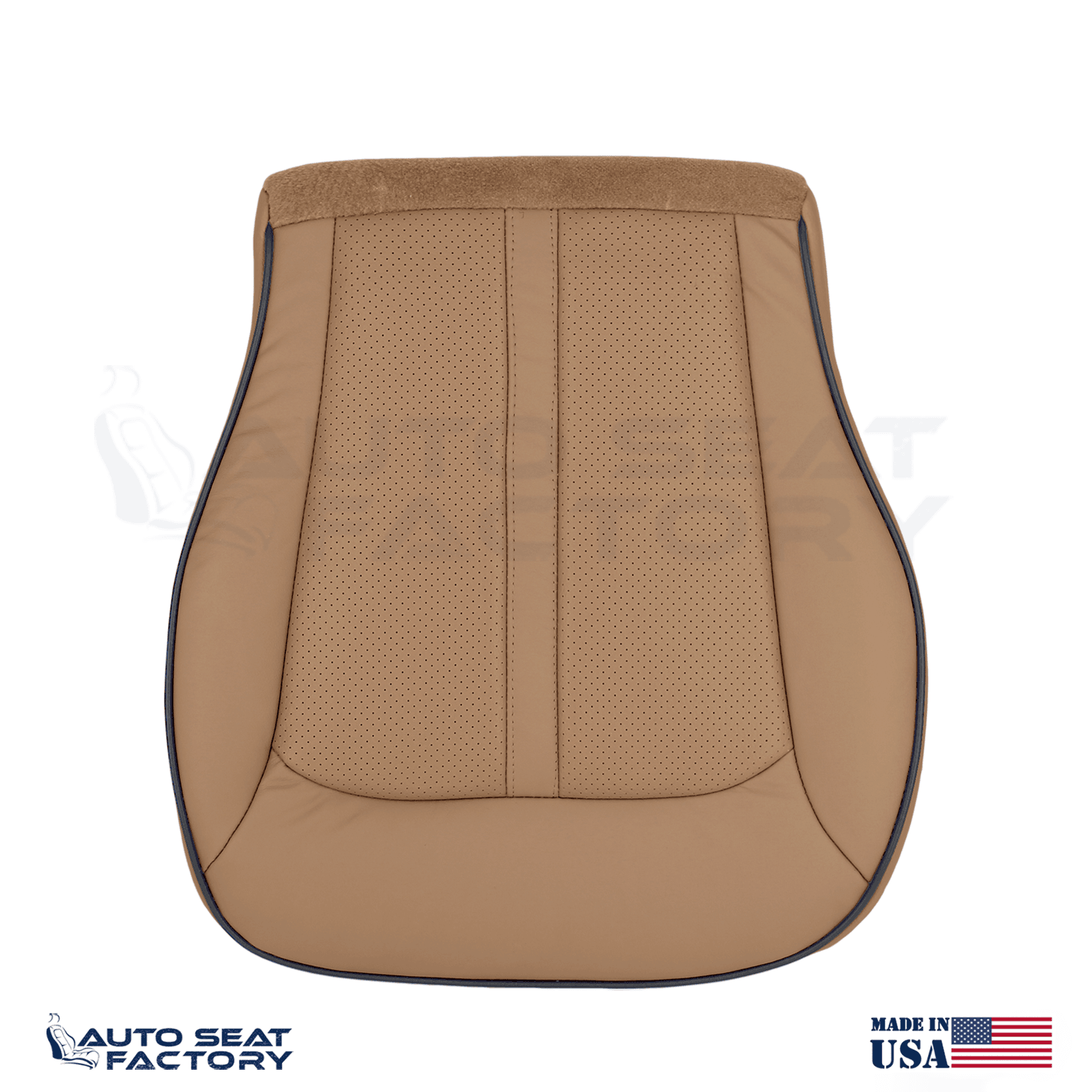 2011 - 2015 Lincoln MKX Perforated Driver Bottom Canyon Vinyl Seat Cover
