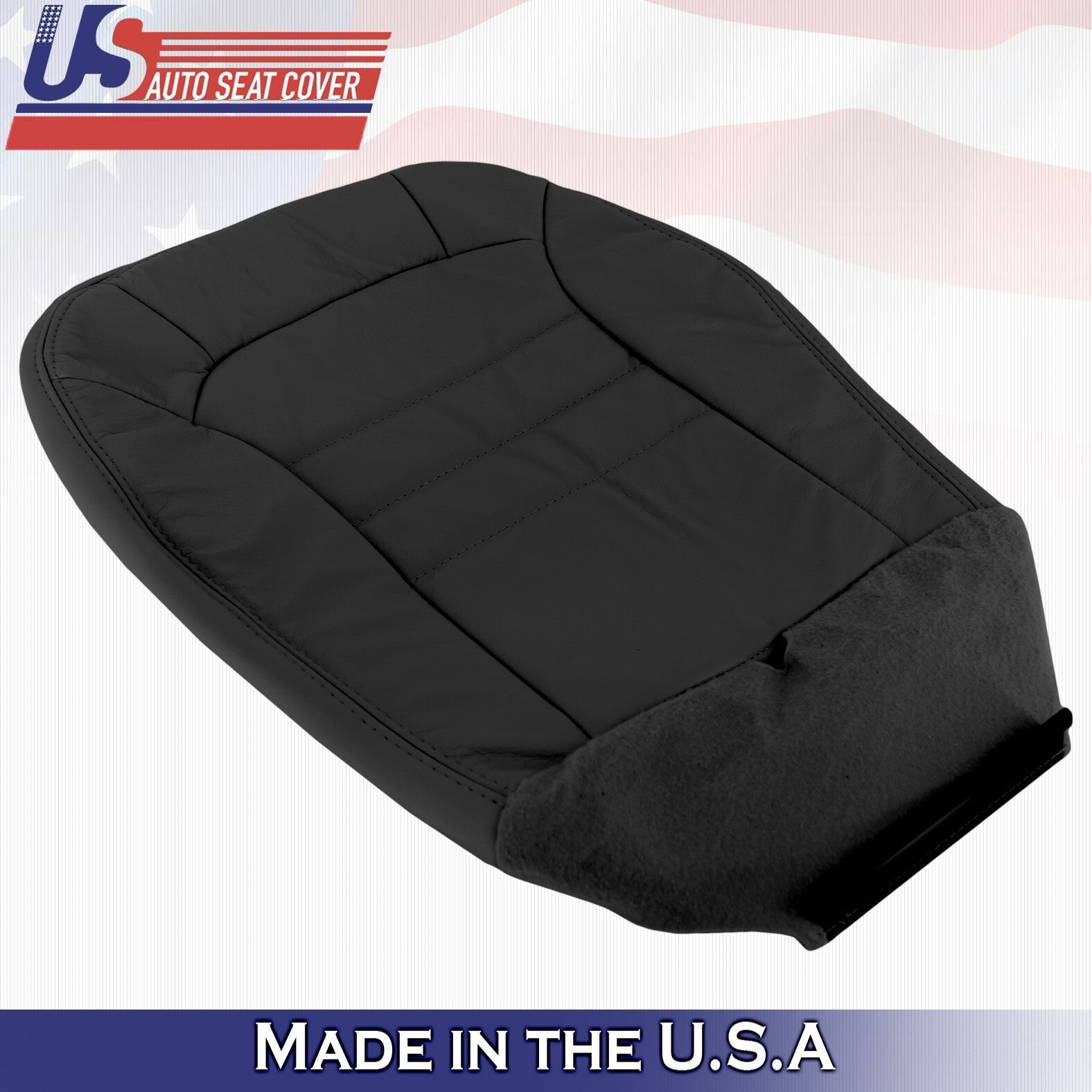 2002 2003 2004 Fits Jeep Liberty Driver Bottom Leather Seat Cover Dark Gray