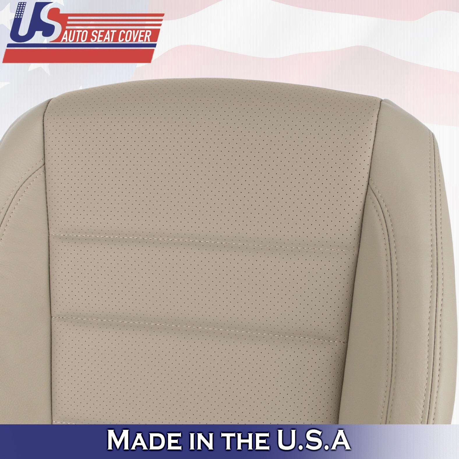 2012 to 2015 For Mercedes Benz C250 2Door Driver Bottom Leather Seat Cover Tan
