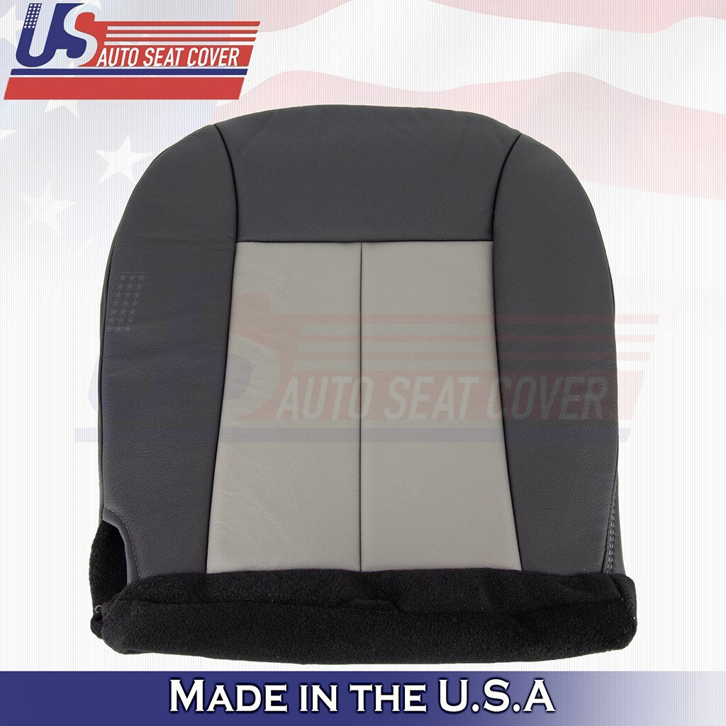 2002 to 2004 For Jeep Grand Cherokee Front Set Bottoms Leather Cover 2Tone Gray