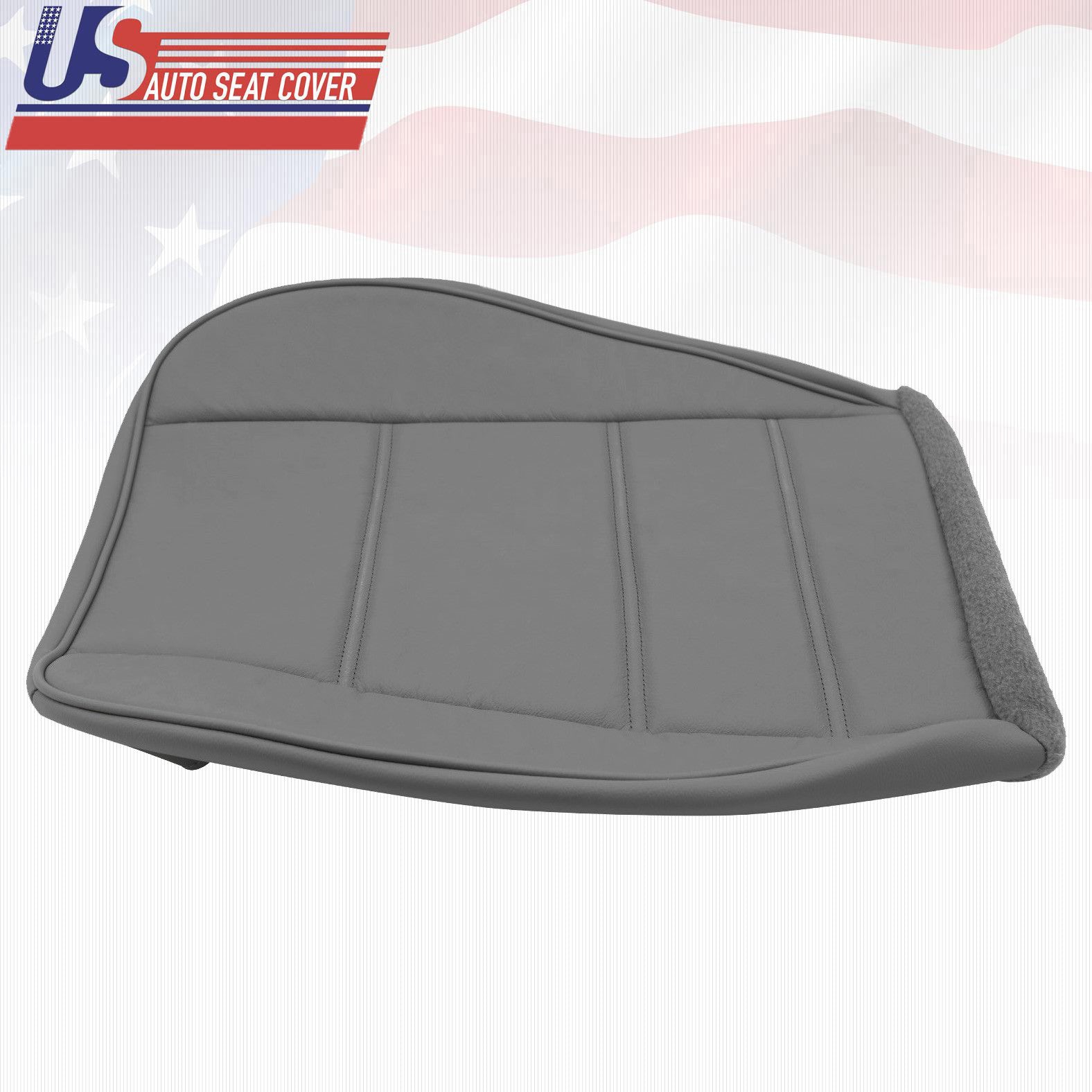 2002 2003 2004 Ford Mustang V6 Front Passenger Bottom Leather Seat Cover Gray