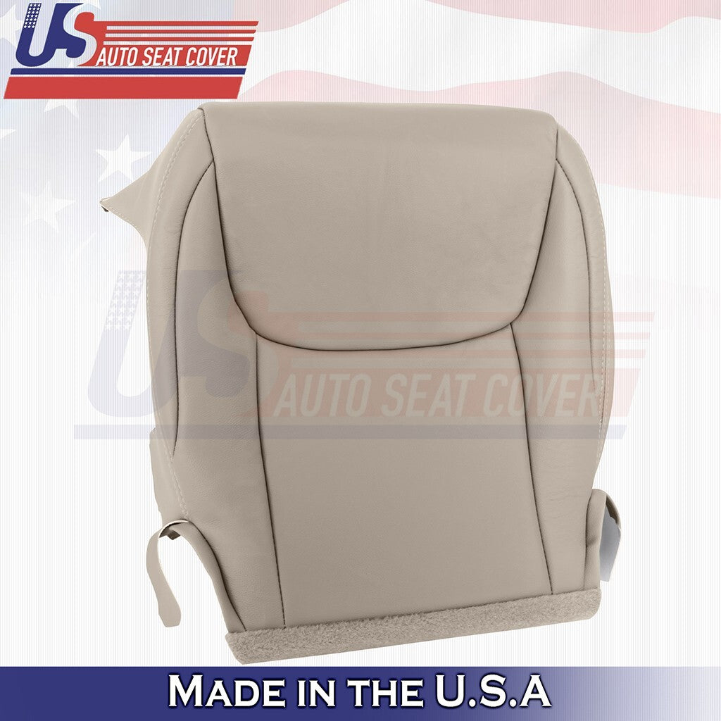 2004 to 2010 For Toyota Sienna Front Set Bottoms & Tops Leather Seat Cover Tan