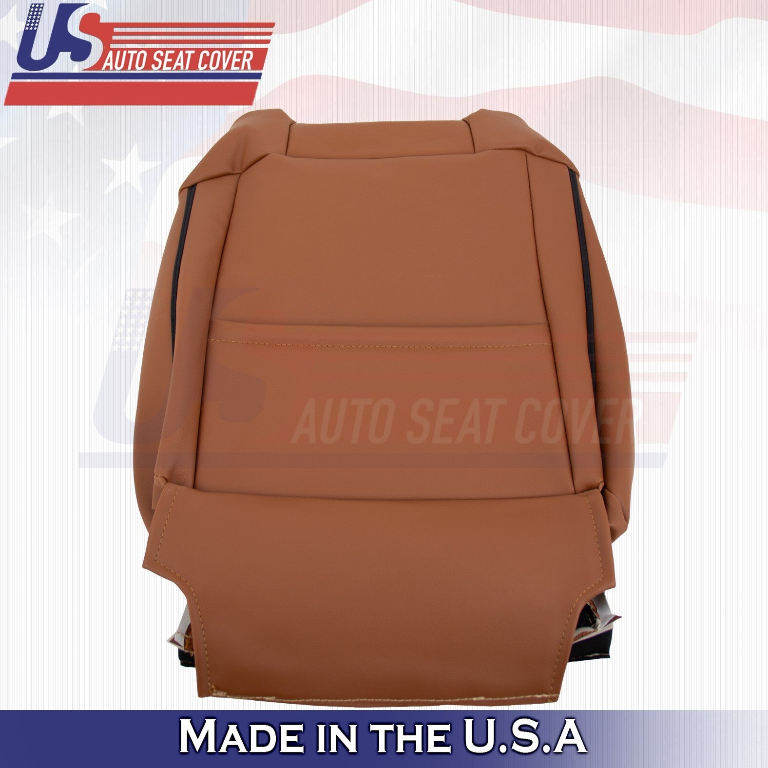 2014 to 2018For Toyota Tundra Passenger Top Leather Vinyl PerforatedCover Brown