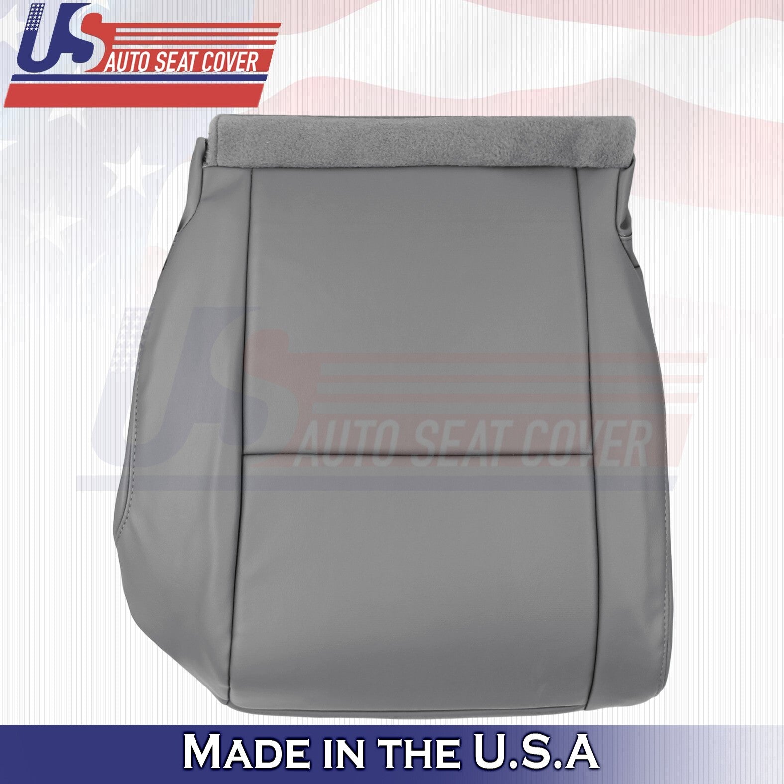 2007-2010 FITS Toyota Tundra Rear Driver & Passenger Bottoms Leather Cover Gray