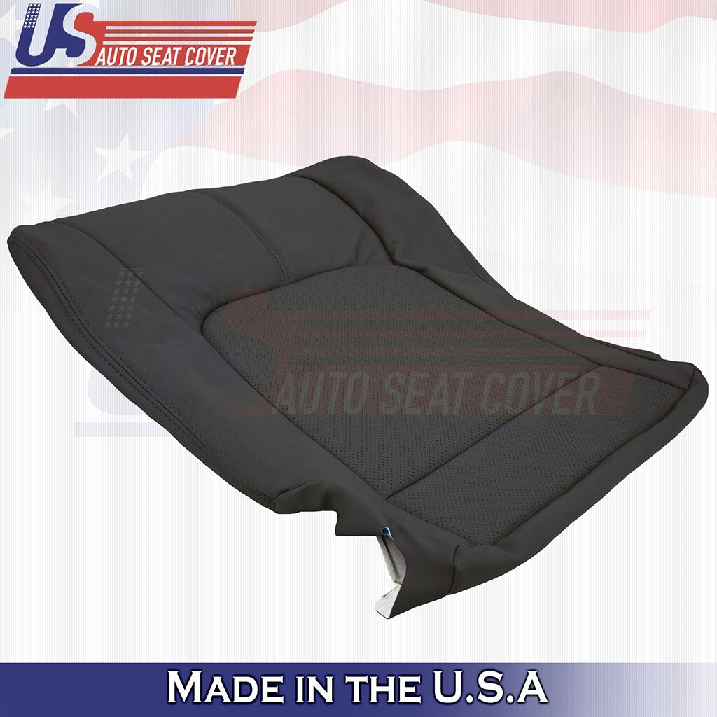 2009 to 2014 Fits Nissan Murano Driver Bottom Leather Seat Cover Black