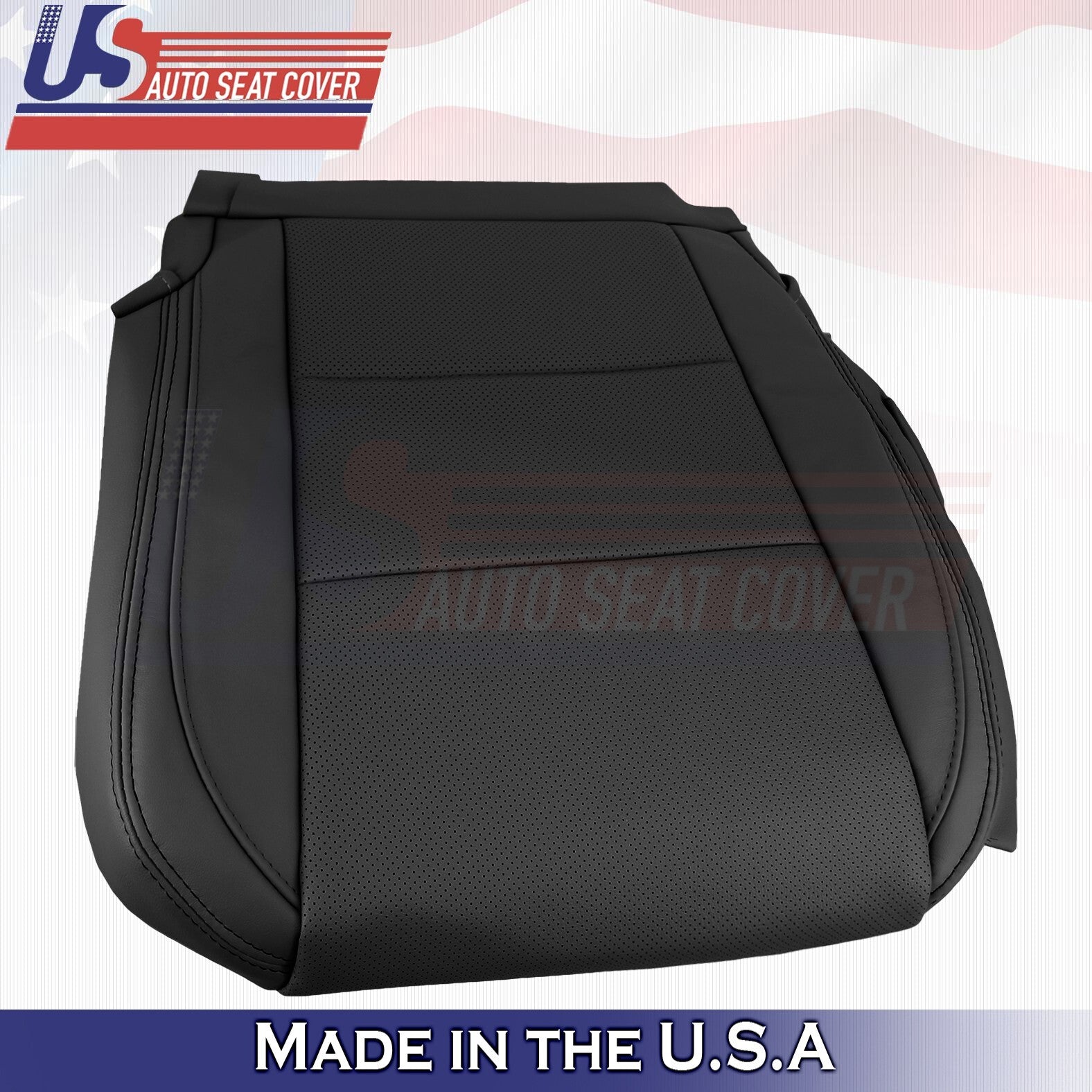 2017 2018 2019 2020 For Lexus GS350 Passenger Bottom Leather Seat Cover Black