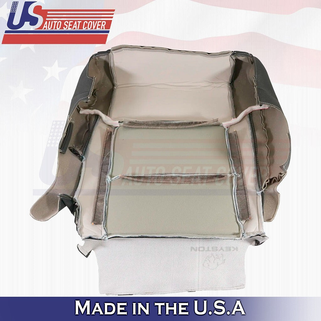 2018 2019 2020 2021 For Toyota Tundra Driver Top- Bottom Cloth Cover 2Tone Black