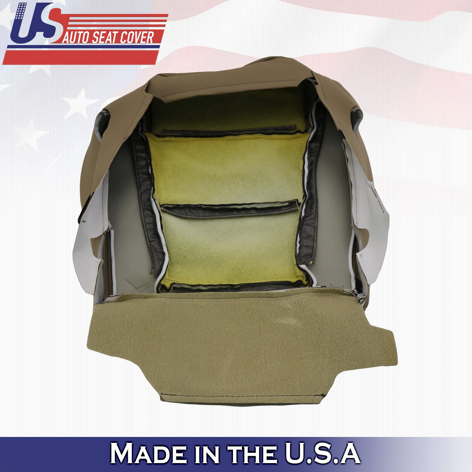 Fits 2004 2005 2006 Acura MDX PASSENGER Bottom Perforated Leather Seat Cover TAN