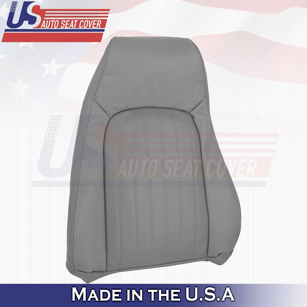 1997 to 2002 Fits Chevy Camaro Driver Top Perforated Leather Cover Med Gray