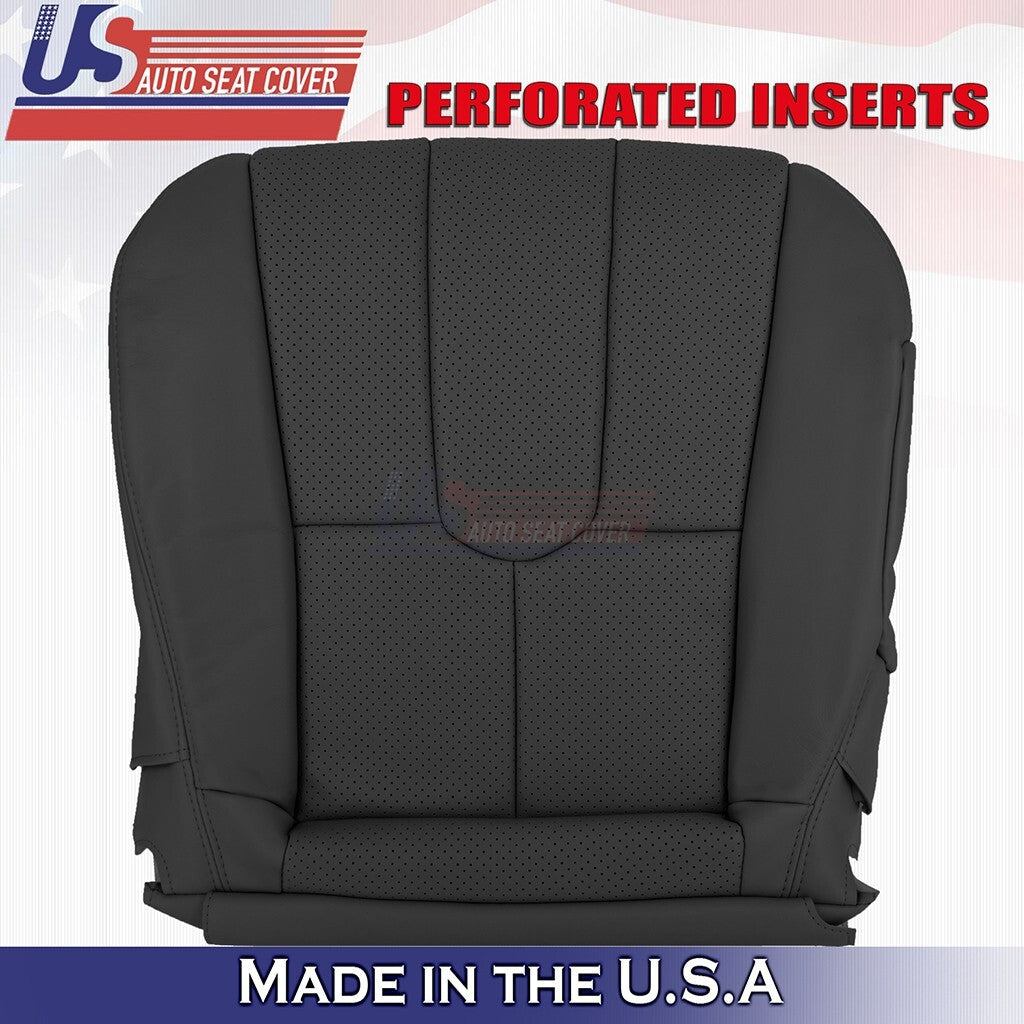 2003 Fits Infiniti G35 Coupe Front Driver Bottom Leather Seat Cover Black