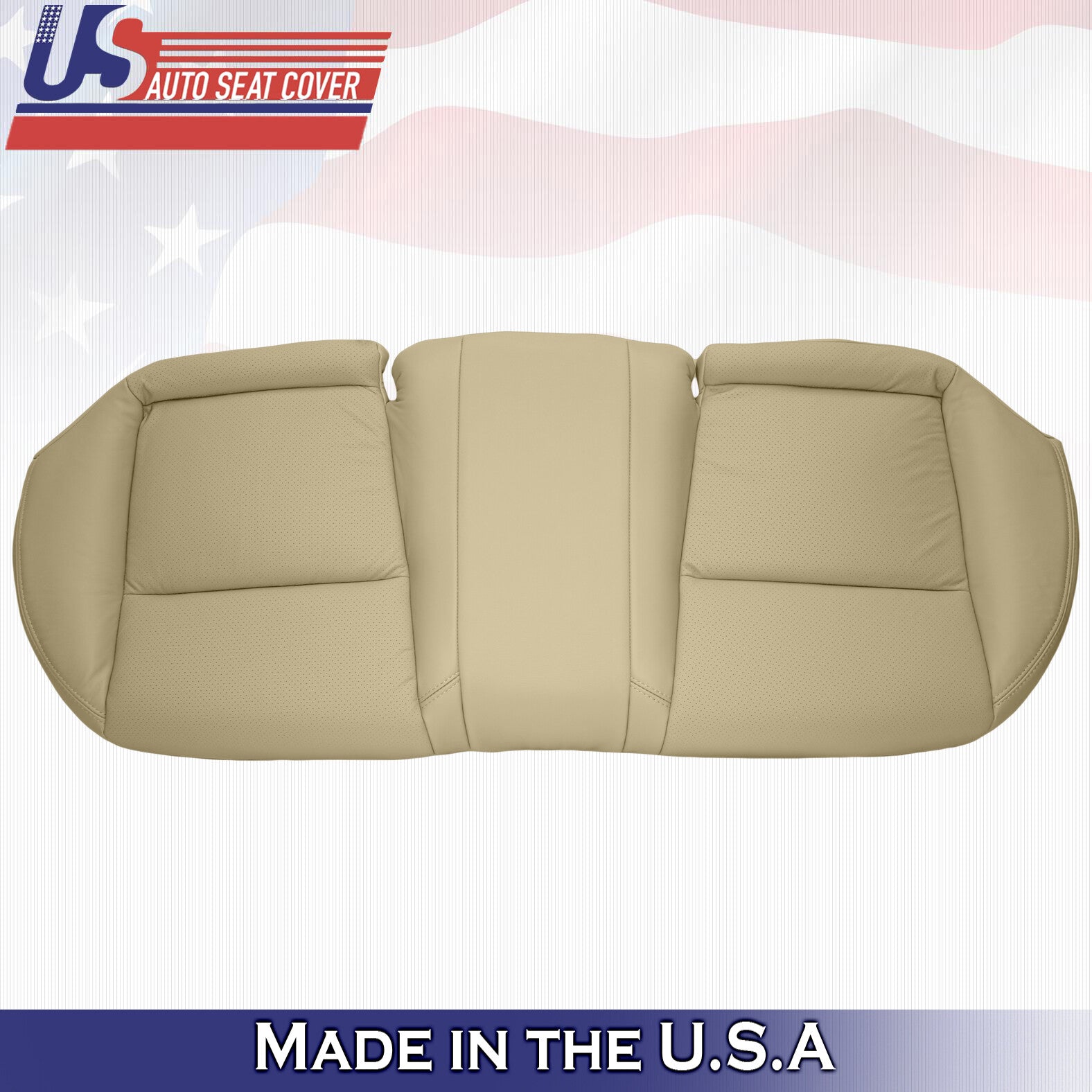 2004 Fits Acura TL Rear Bench Bottom Perforated Leather Replacement Cover Tan