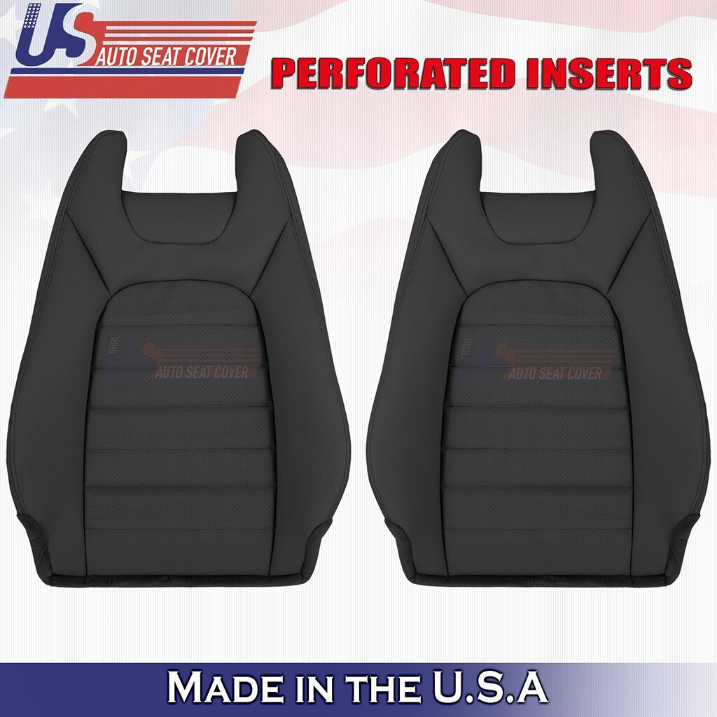 2015 to 2021 For Mercedes Benz C300 Driver &Passenger Tops Vinyl Cover Black