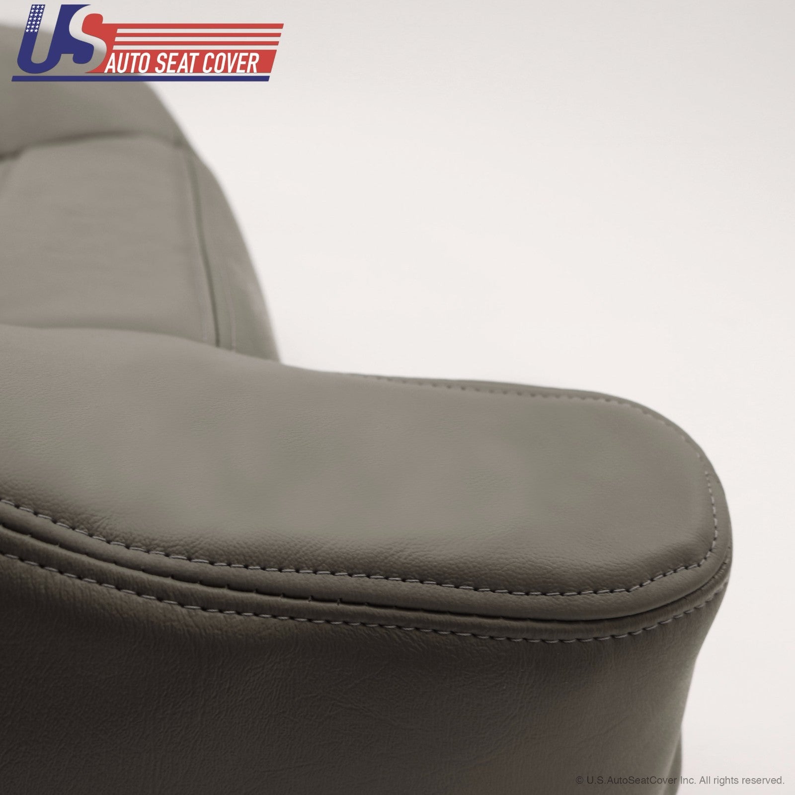 2003 To 2007 Hummer H2 Driver top Lean Back Leather Seat Cover Wheat Gray