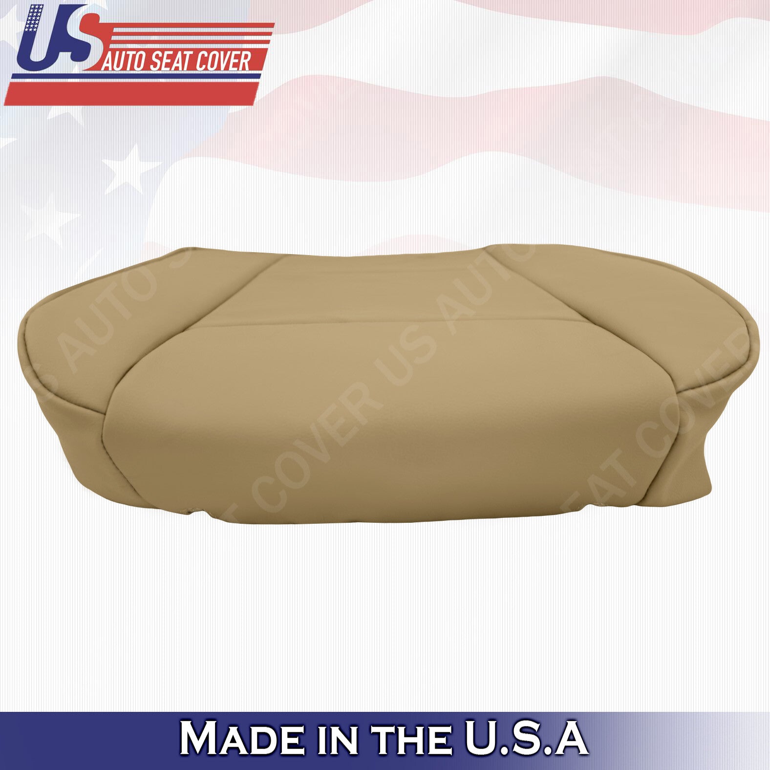 PASSENGER BOTTOM LEATHER SEAT COVER TAN FOR 2002 2003 2004 2005 2006 BMW 5 Serie