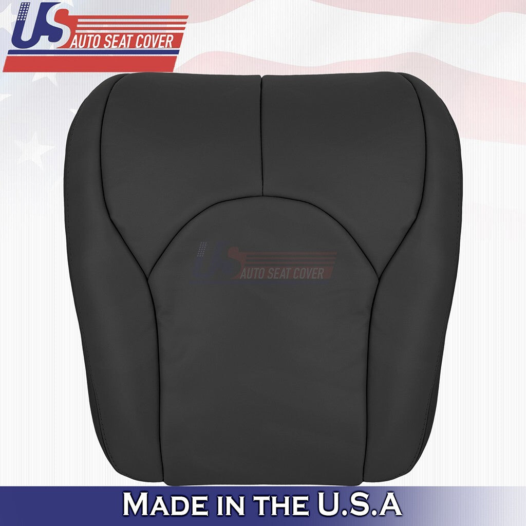 1996 to 2002 For Mercedes Benz SL600 Front Set Tops &Bottoms Leather Cover Black