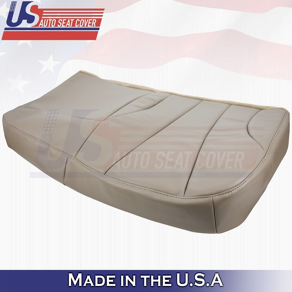 1999 to 2002 Fits Chevy Silverado WT Rear Driver & Passenger Bottom Vinyl Tan