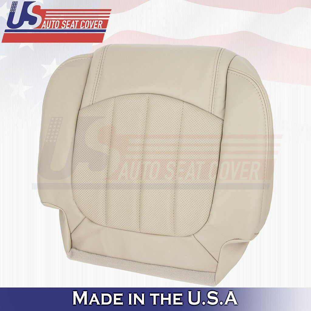 2008 to 2012 For Buick Enclave Rear Driver & Passenger Bottoms Leather Cover Tan