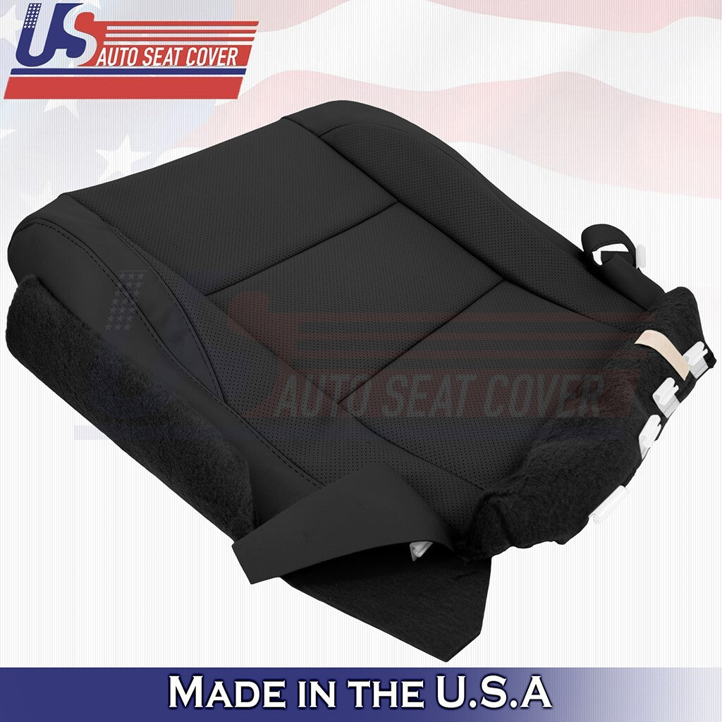 2014 to 2019 Fits Toyota Highlander Driver& Passenger Bottoms Vinyl Cover Black