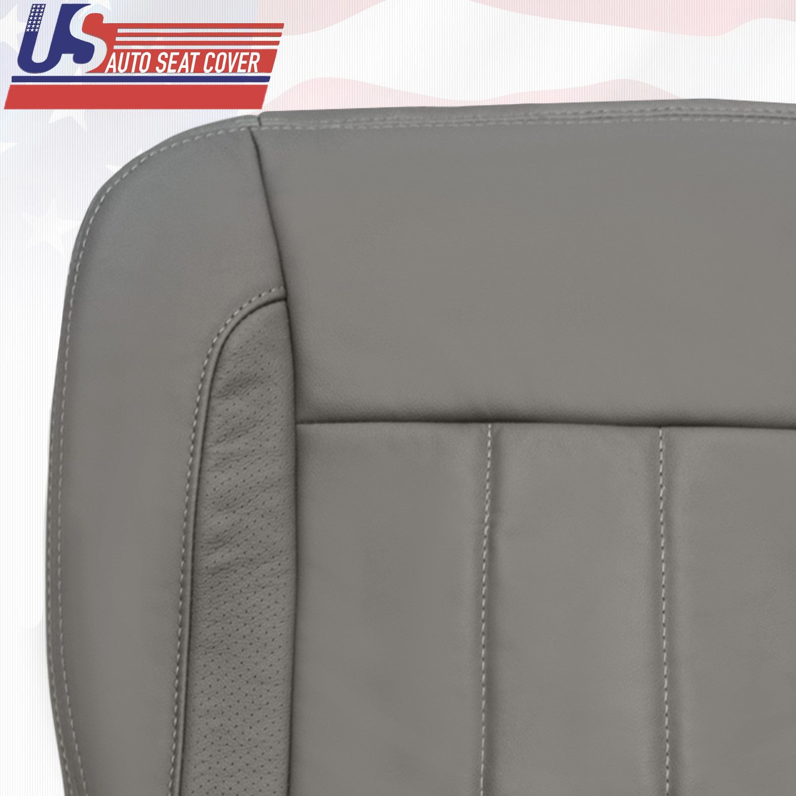 For 2008-09 For Dodge Ram 4500 Right-Passenger Bottom Leather Seat Cover Tan
