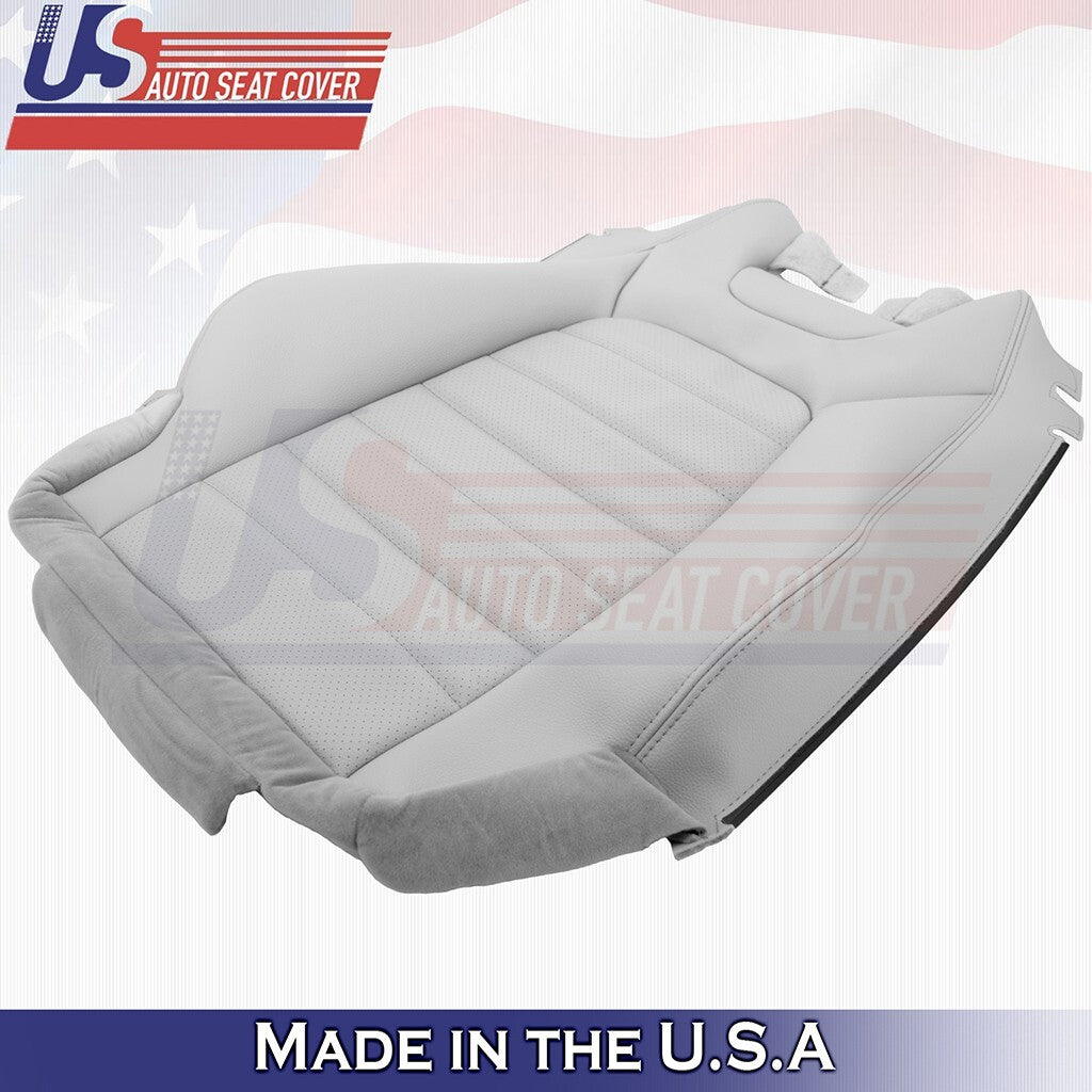 2015 to 2021 Fits Mercedes Benz C300 Coupe Driver Top Vinyl Seat Cover Gray