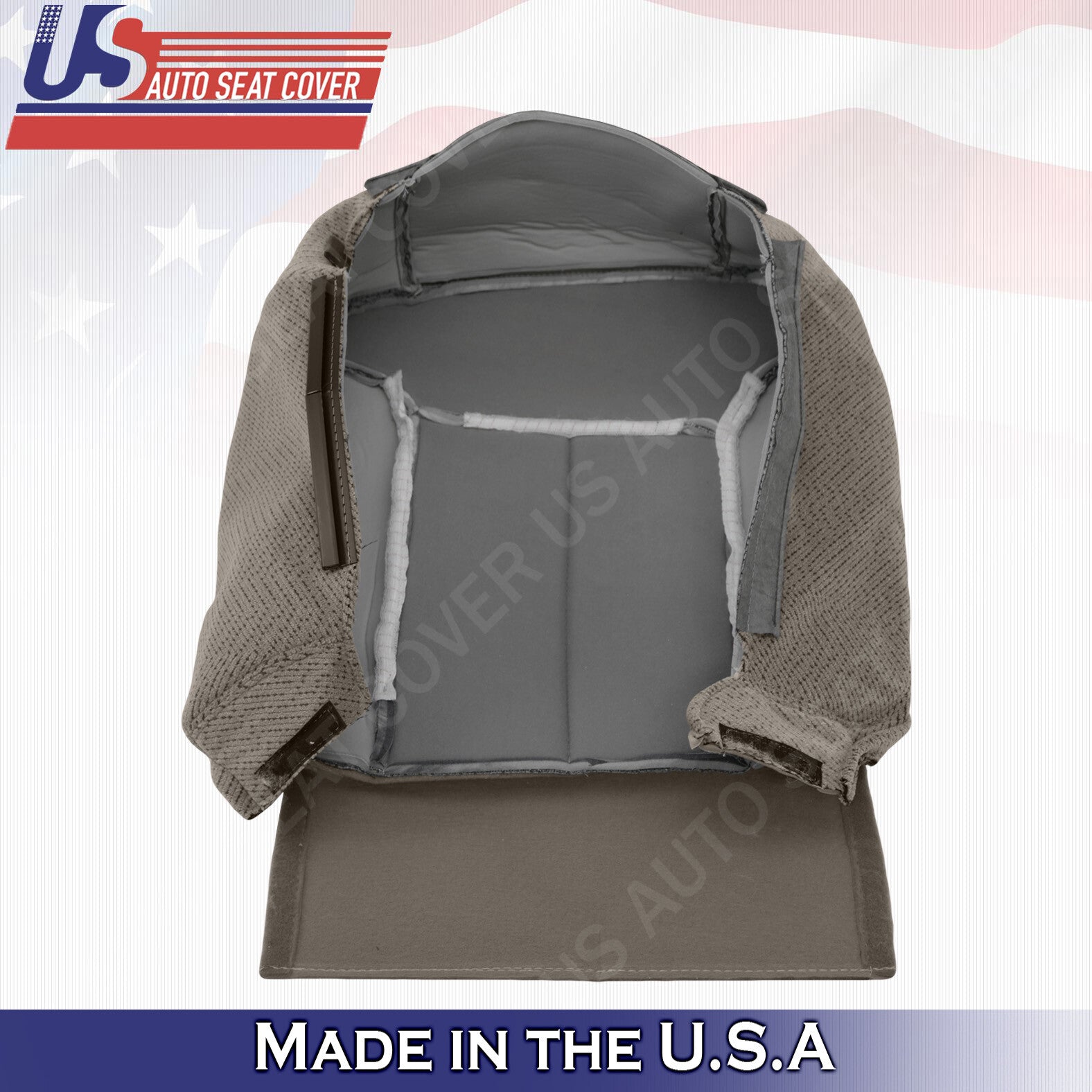 1995 to 1999 For Chevy Tahoe & Suburban Passenger Bottom Cloth Seat Cover in Tan