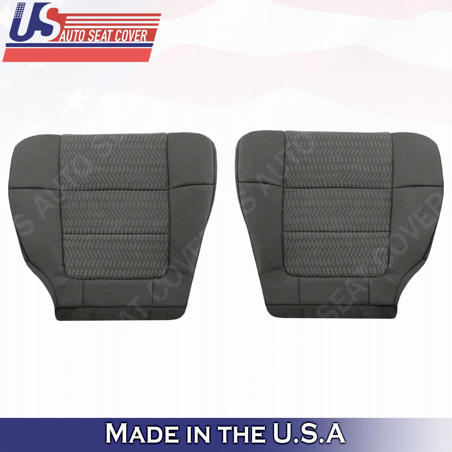2001 2002 Ford F150 Quad Cab X-Cab Driver Bottom Cloth Dark Gray Seat Cover