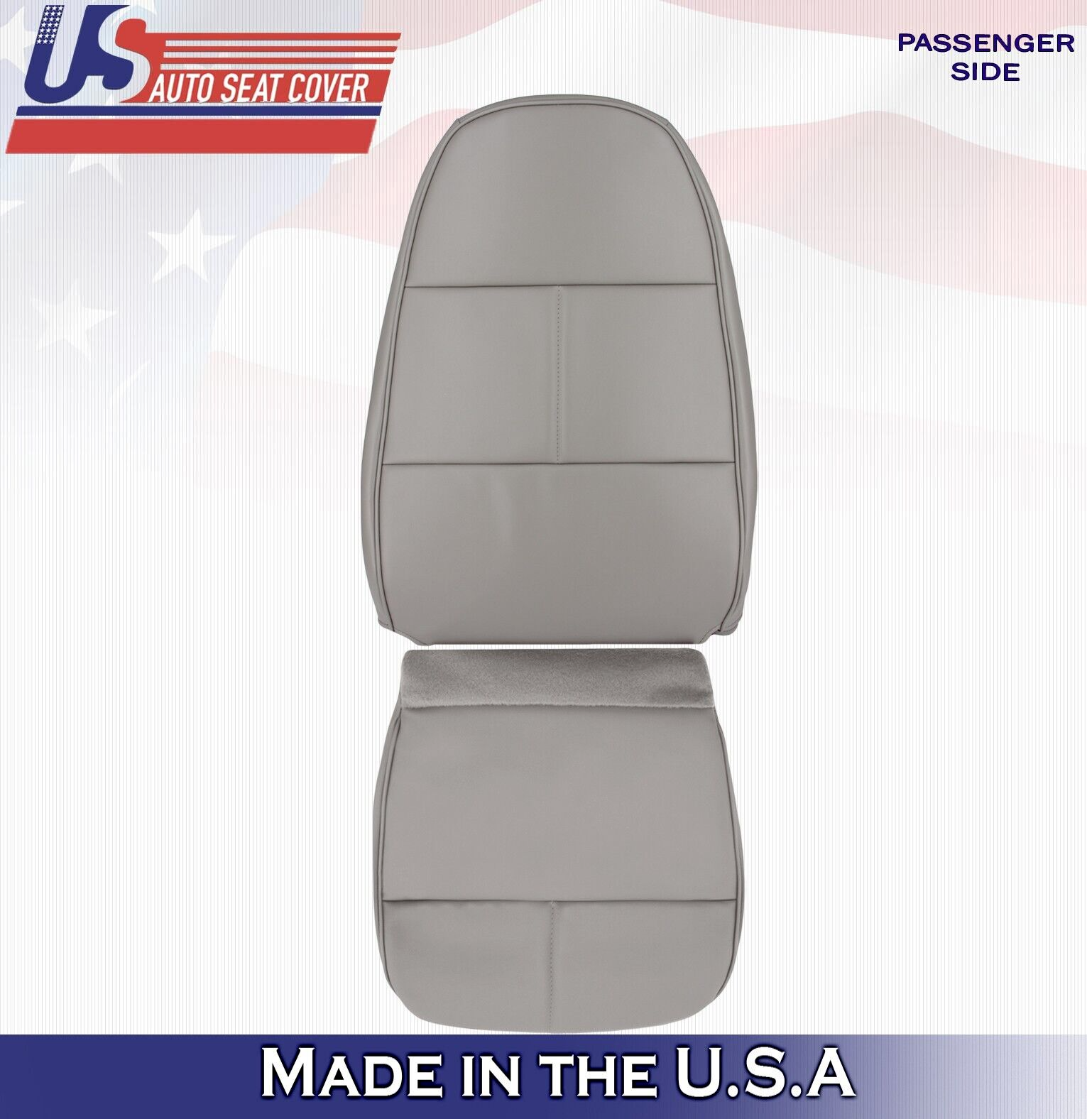 1992 to 1999 For Ford E350 E450 Econoline Passenger Top Bottom Vinyl Covers Gray