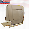 2011 - 2014 Ford F250 Lariat Driver Bottom Replacement Seat Cover Leather Tan