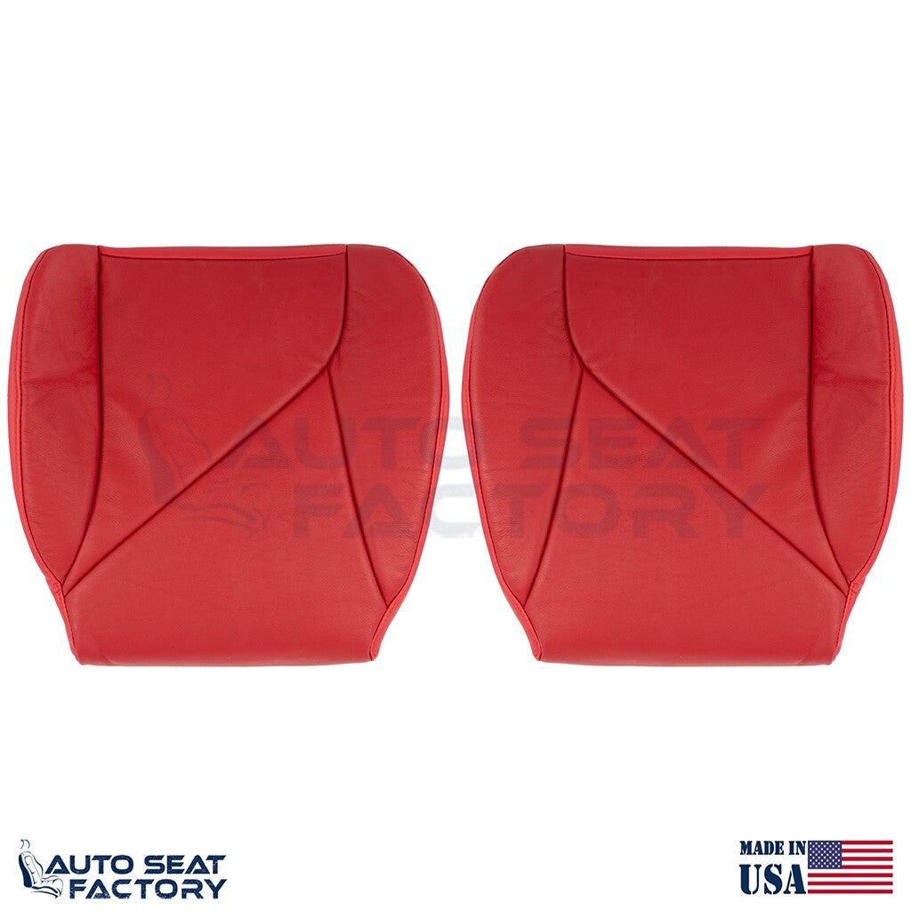 Replacement Fits 1995 Chevy Corvette Driver Side Bottom Red Vinyl Seat Cover