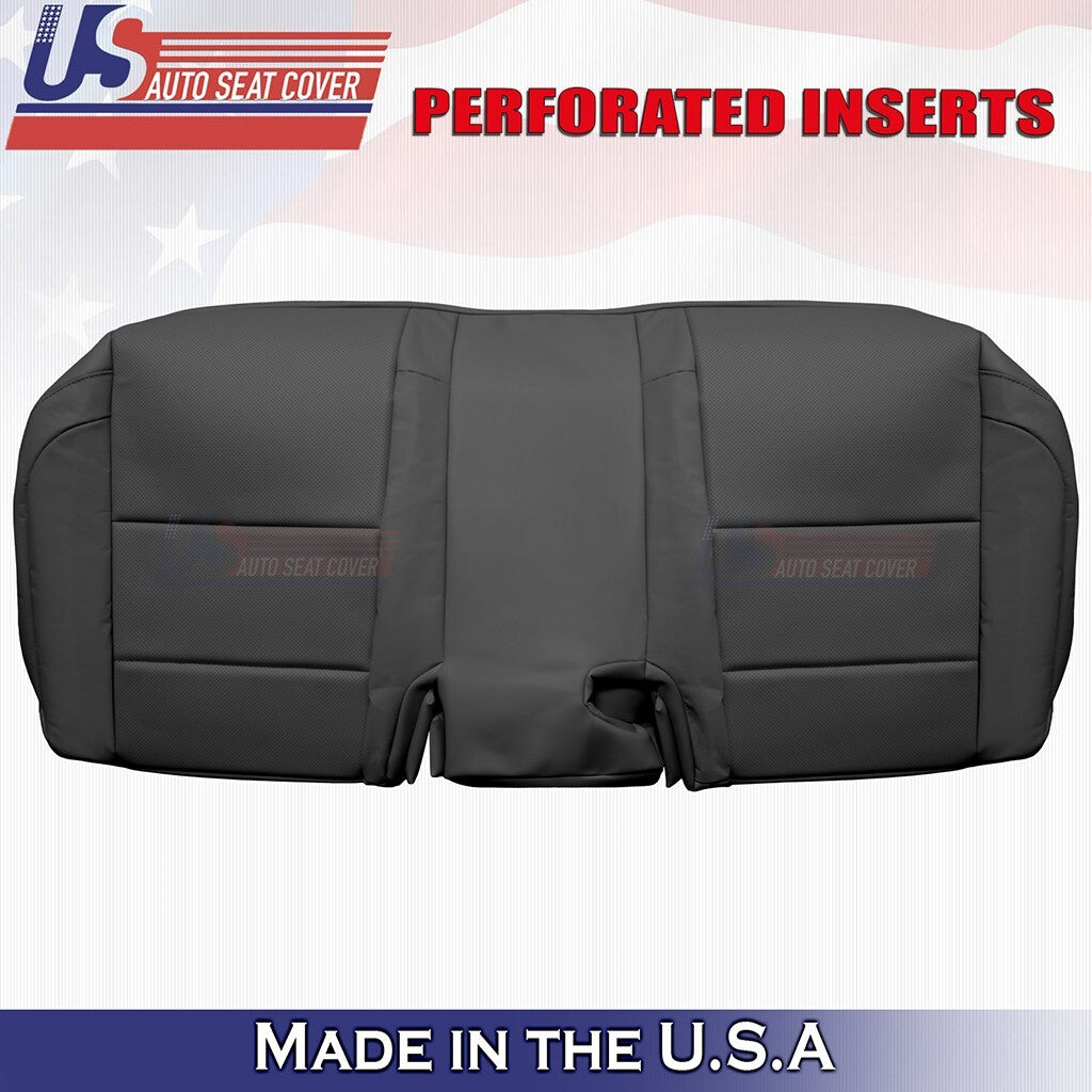 2013 14 15 2016 2017 2018 For Lexus ES350 Rear Bench Bottom Leather Cover Black