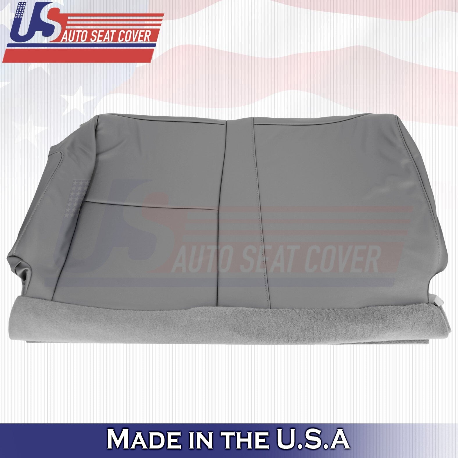 2007 2008 2009 2010 FOR Toyota Tundra Rear Driver Bottom Leather Seat Cover Gray
