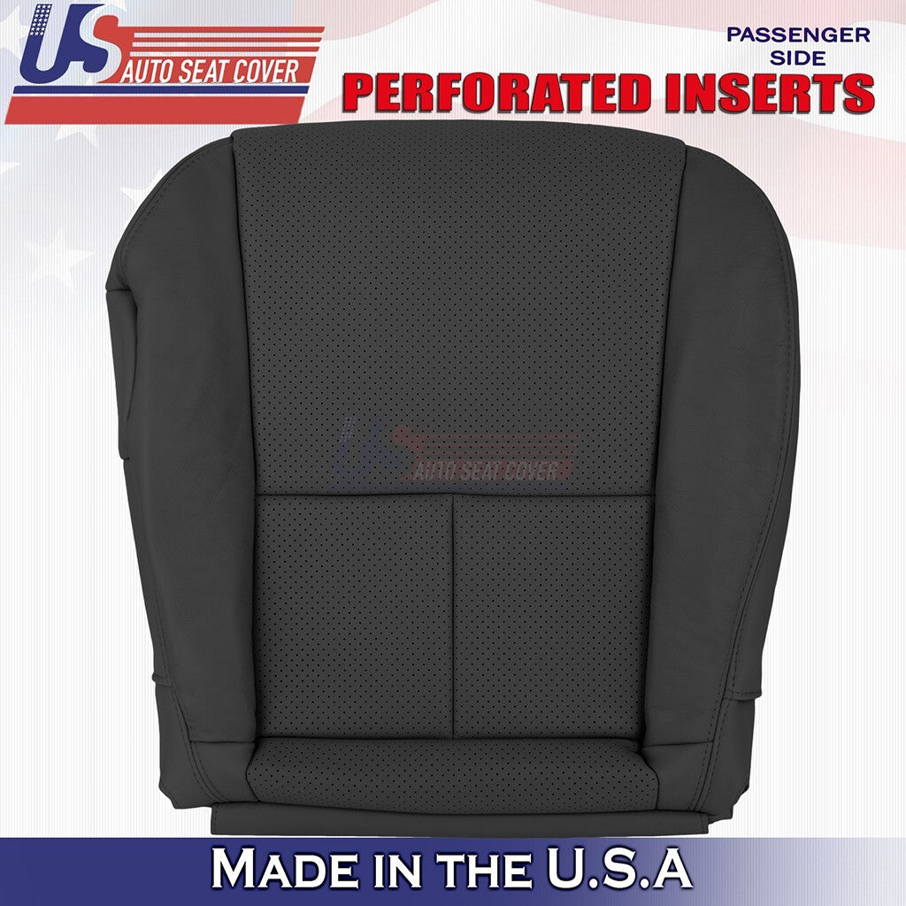 2003 2004 2005 2006 For Infiniti G35 Coupe Passenger Bottom Leather Cover Black