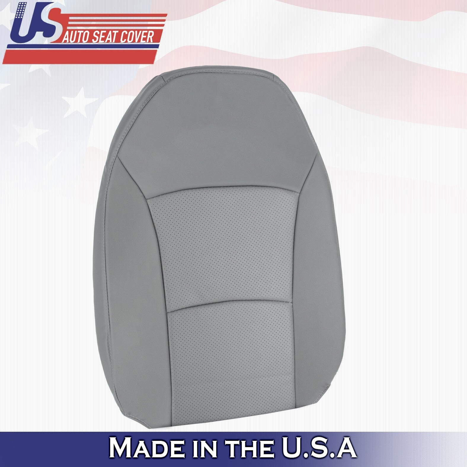 2000 -2002 Fits Ford E150 Driver Passenger Tops Vinyl w/ Perforated Cover Gray