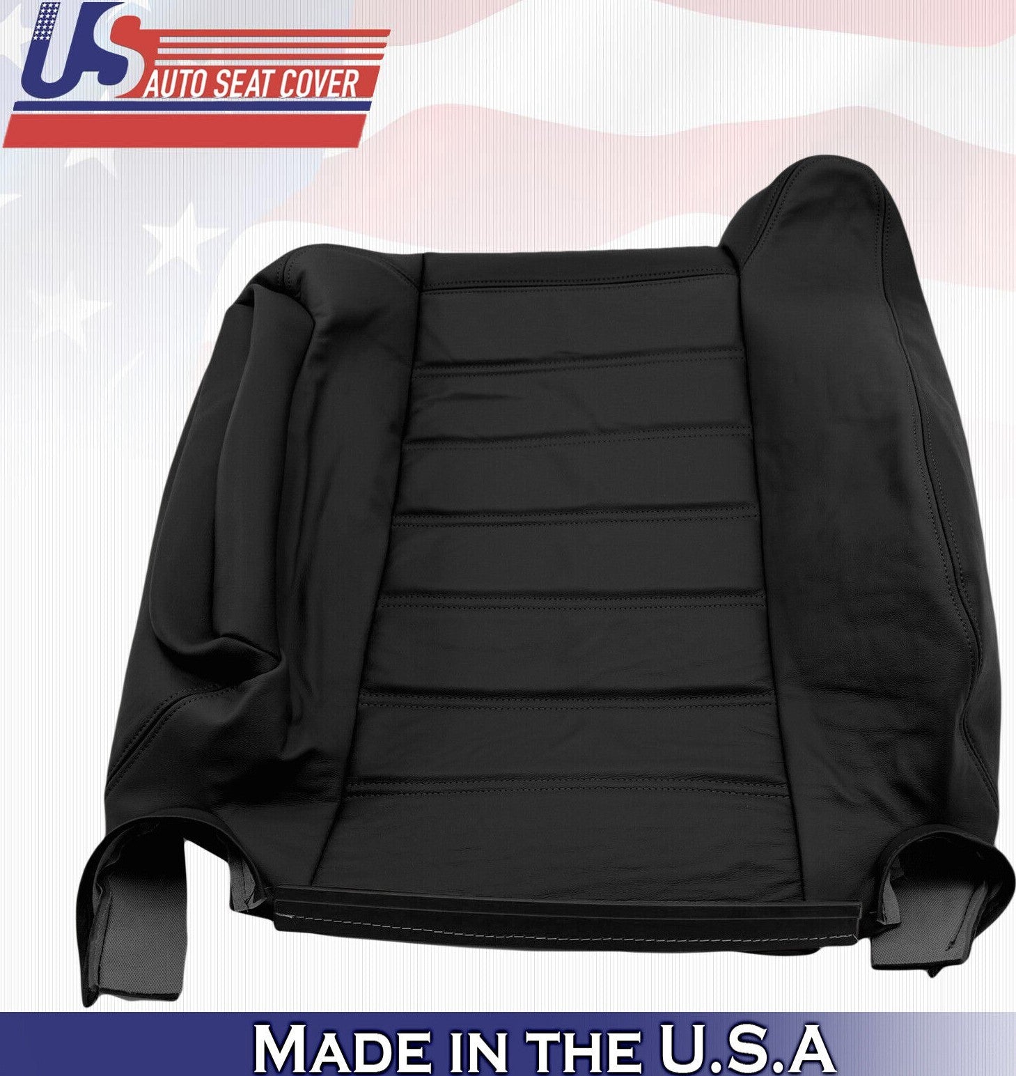 2006 2007 For Hummer H2 Driver Side Top Leather Seat Cover in Black