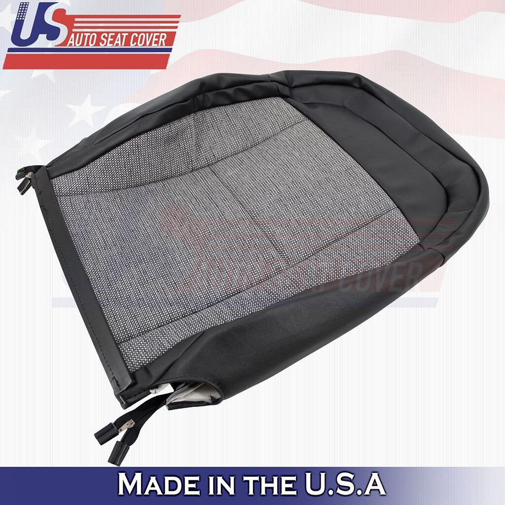 2024 For Dodge Ram ProMaster 1500 PASSENGER TOP Cloth/Vinyl Seat Cover Black