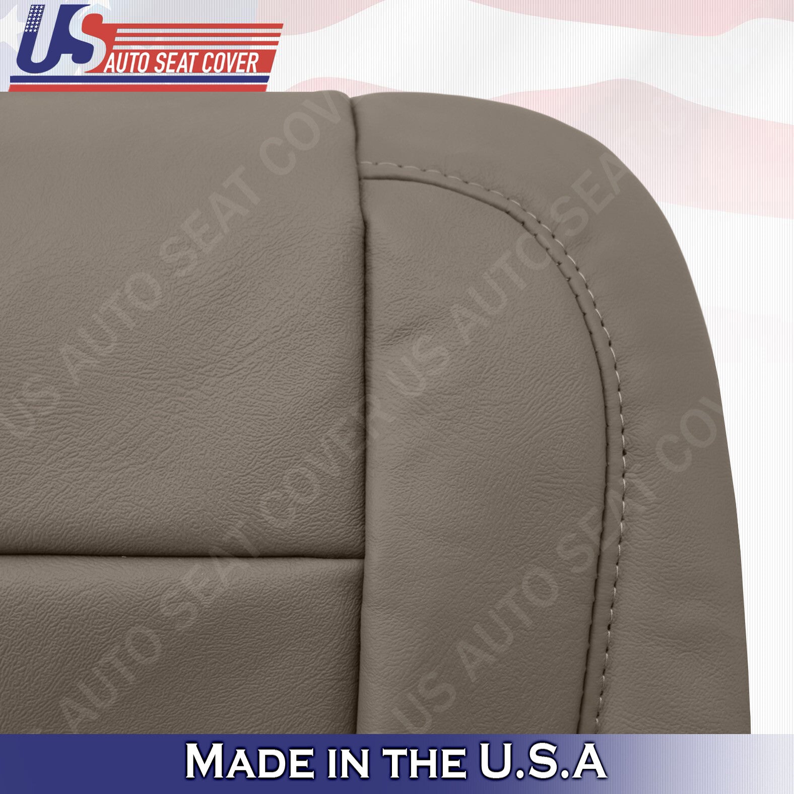 Driver Bottom Leather Seat Cover 2015 -2018 Chevy/GMC Tahoe, Suburban, Yukon TAN