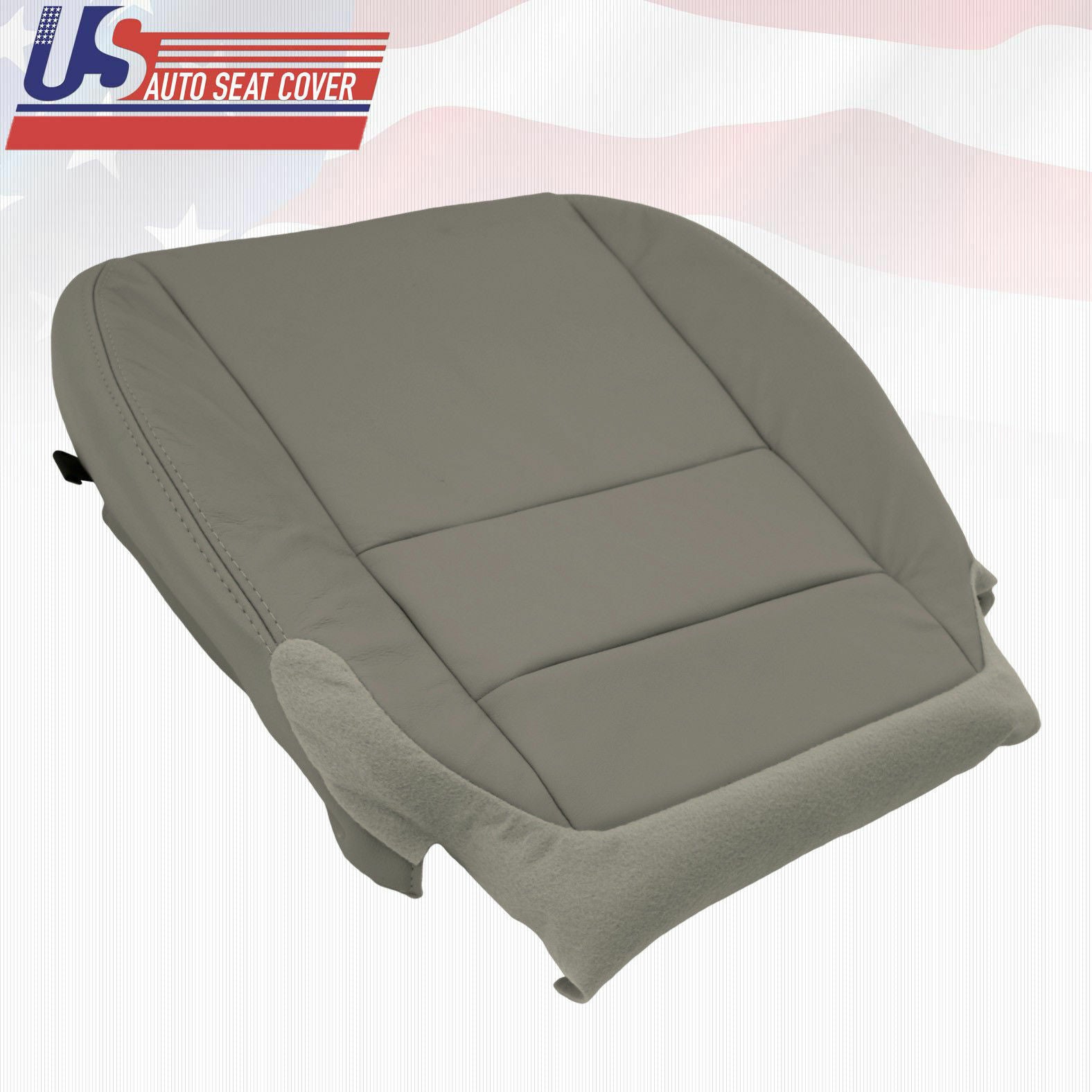 Fits 2007 2014 Acura MDX Driver Bottom Replacement Leather Seat Cover Taupe