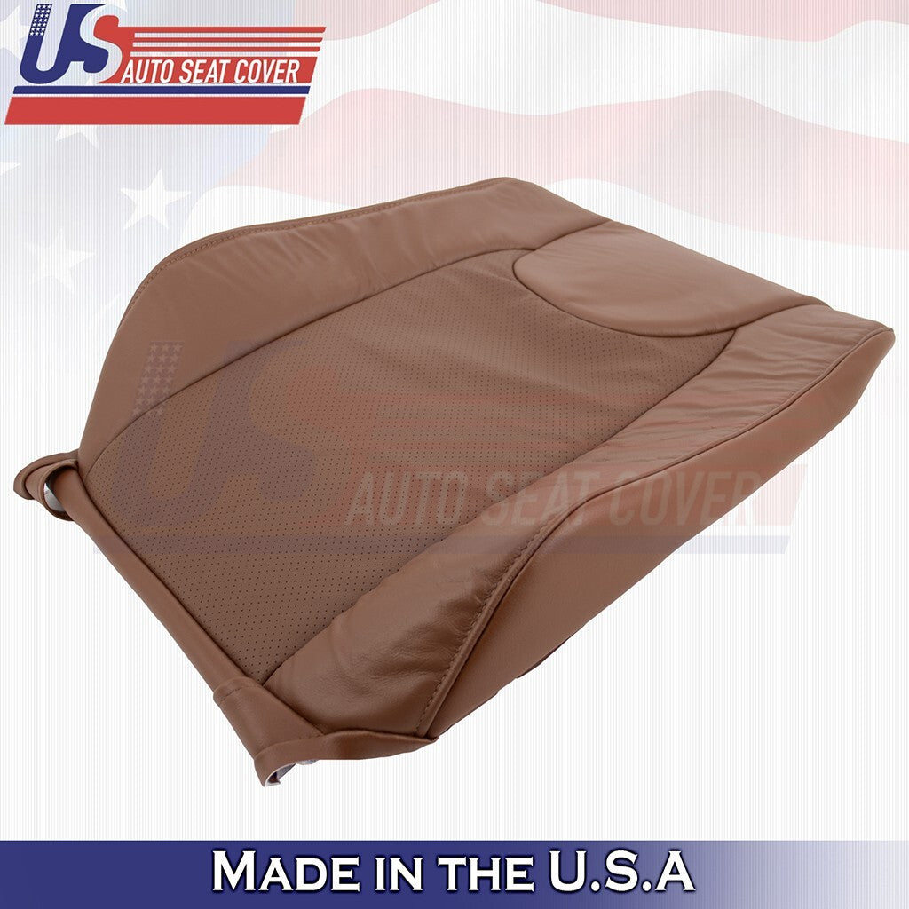 2013 2014 2015 For Lexus RX350 Driver Bottom & Top Perf Leather Cover Saddle