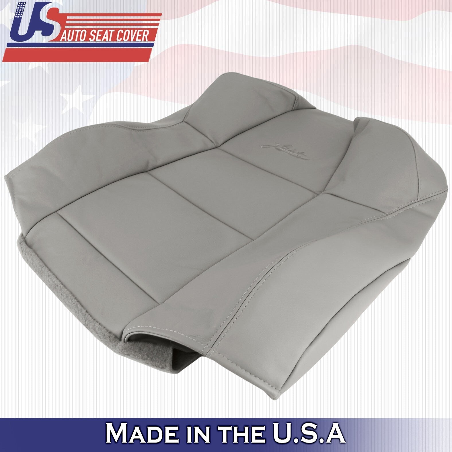 2003 For Ford F150 Extended Cab Passenger Top Leather Seat Cover Med Graphite