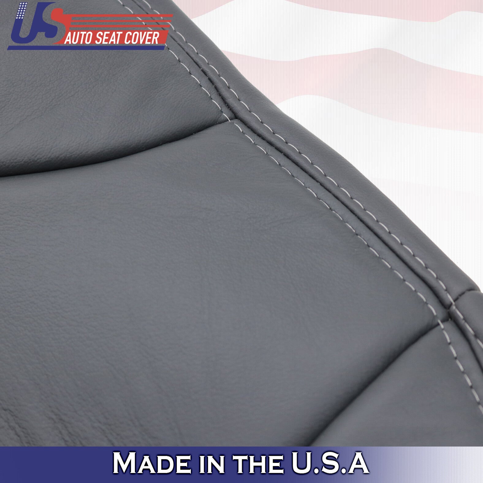 Front Driver Top Leather Seat Cover Gray 2001 2002 2003 Ford Explorer Sport trac