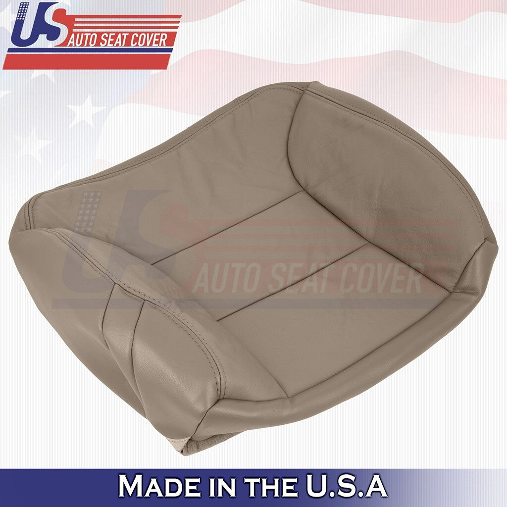 1995 to 1999 For GMC Suburban 2nd Row Driver&Passenger Bottoms Leather Cover Tan