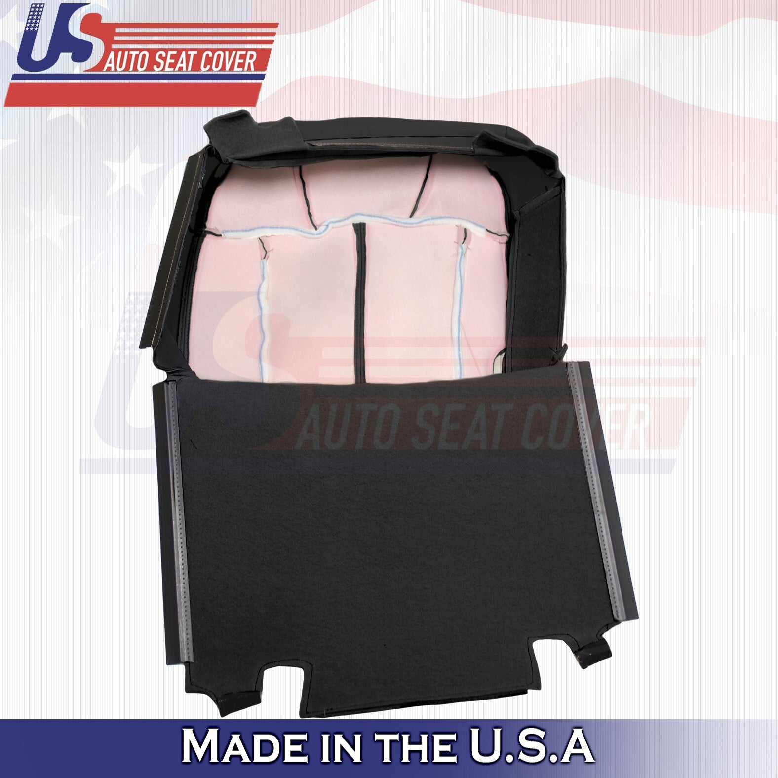 1999 to 2002 Fits Chevy Silverado 2nd Row Passenger Bottom Leather Cover Black