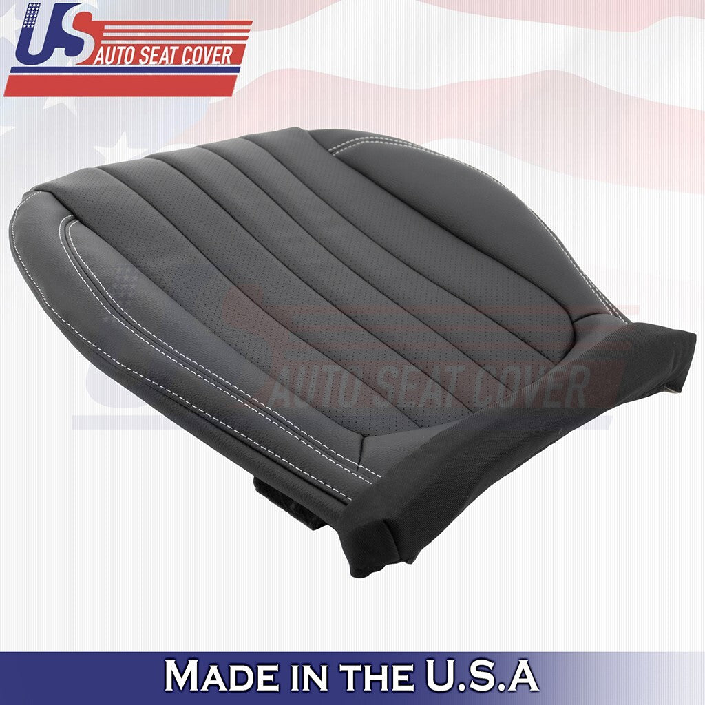 2017 to 2020 For Mercedes Benz E350 Passenger Bottom Synth Leather Cover Black