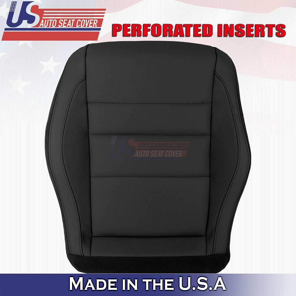 2010 to 2014 For Mercedes Benz E350 Coupe Driver Bottom Leather Seat Cover Black