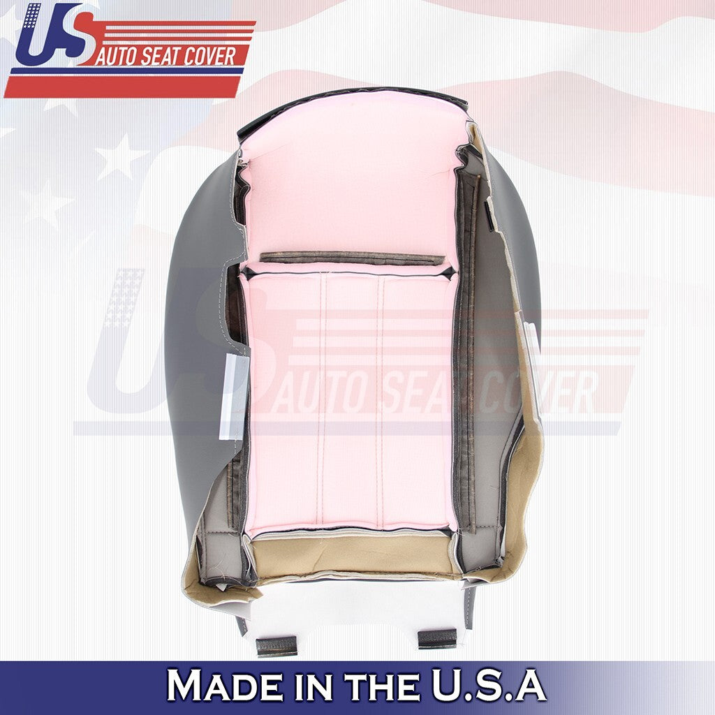2008-2016 For Chrysler Town Country Driver Passenger Bottom Leather Cover Dark